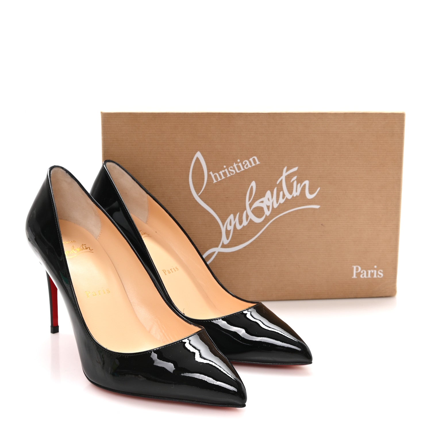 Christian Louboutin Patent Pigalle Follies 85 Pumps 37.5 Black 10 of 10