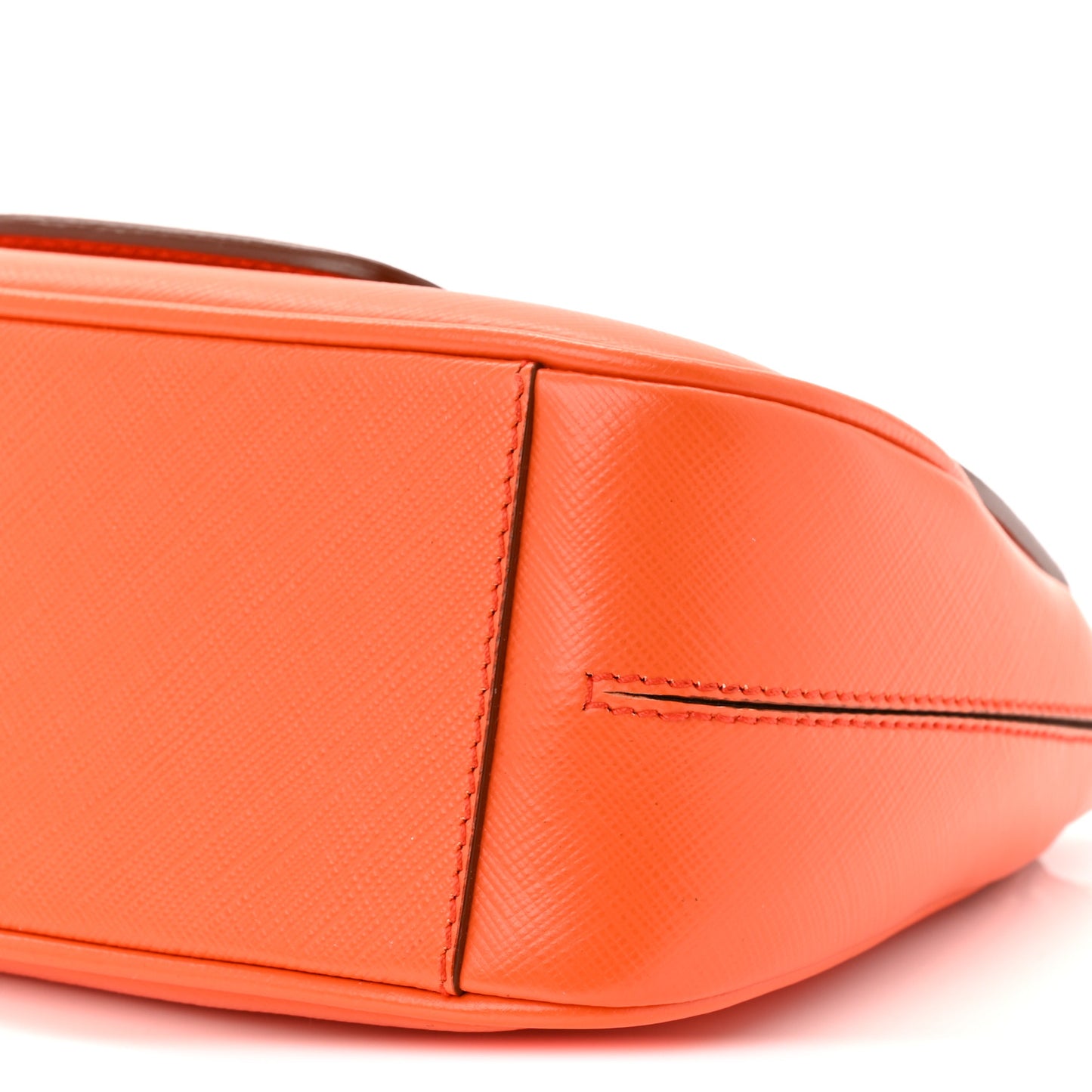 Printed Calfskin Paris Crossbody Bag Orange