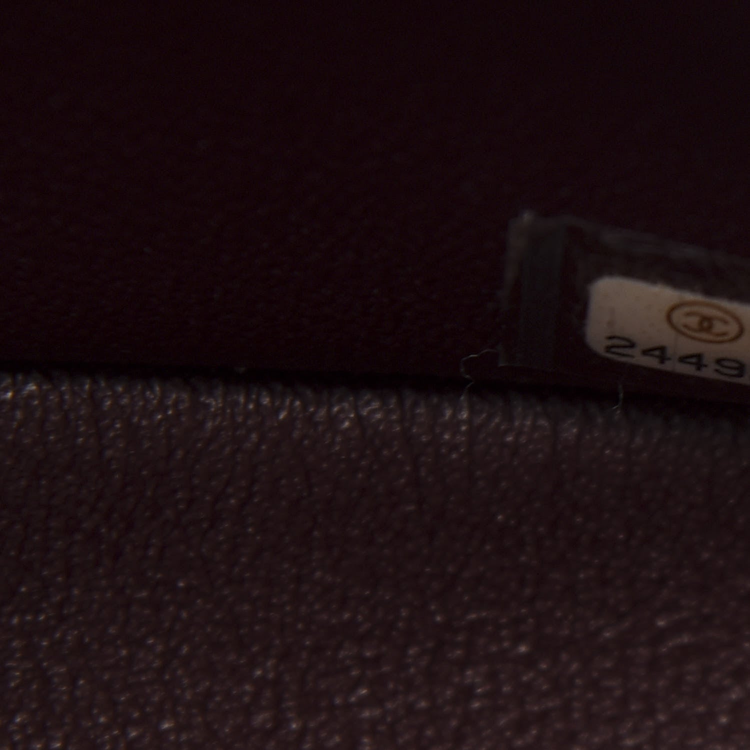 Chanel Lambskin Chevron Quilted Jumbo Double Flap Black 9 of 11