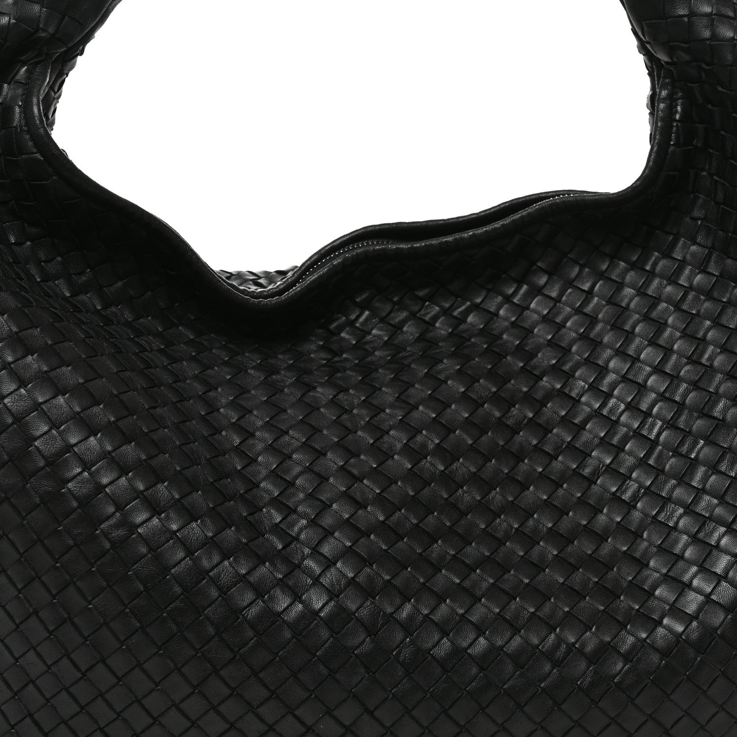 Bottega Veneta Nappa Intrecciato Fuzzy Maxi Veneta Hobo Black 9 of 11