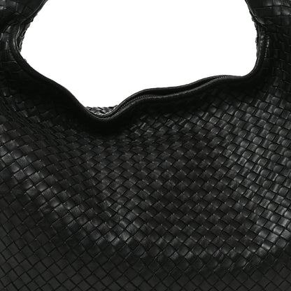 Bottega Veneta Nappa Intrecciato Fuzzy Maxi Veneta Hobo Black 9 of 11