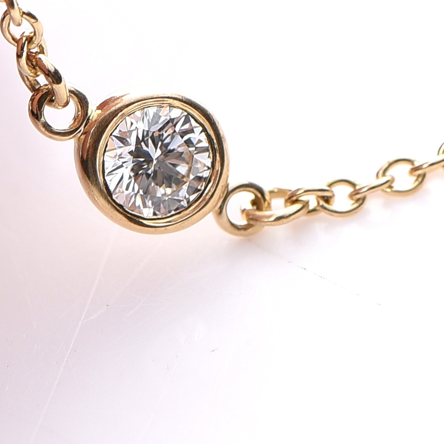 18K Yellow Gold Diamond .08ct Elsa Peretti Diamonds by the Yard Bracelet