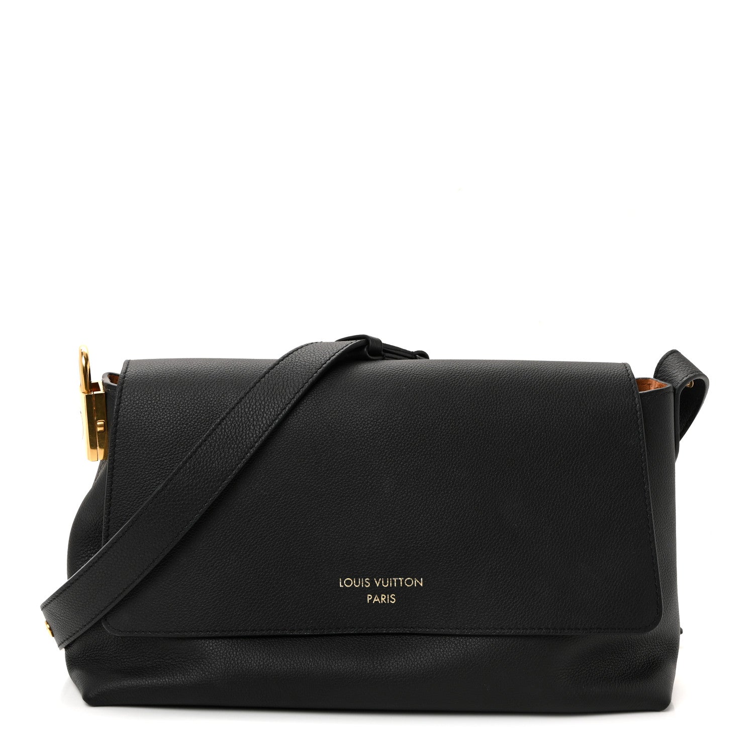 Louis Vuitton Grained Calfskin Low Key Messenger Black 1 of 9