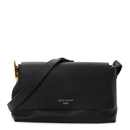 Louis Vuitton Grained Calfskin Low Key Messenger Black 1 of 9