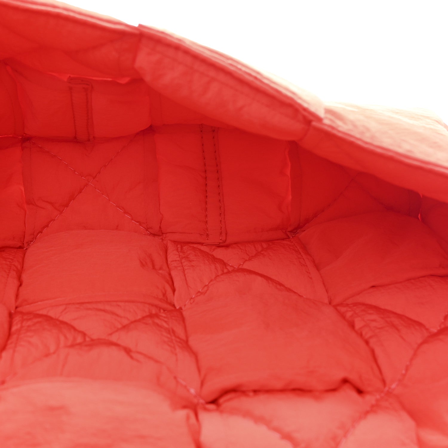 Bottega Veneta Nylon Intrecciato Padded Tech Cassette Bag Red 6 of 11