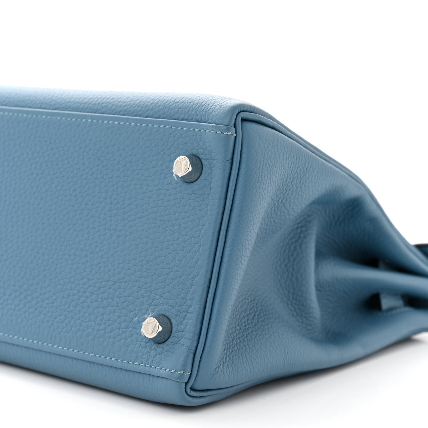 Hermes Togo Kelly Retourne 28 Bleu Paradise 10 of 11