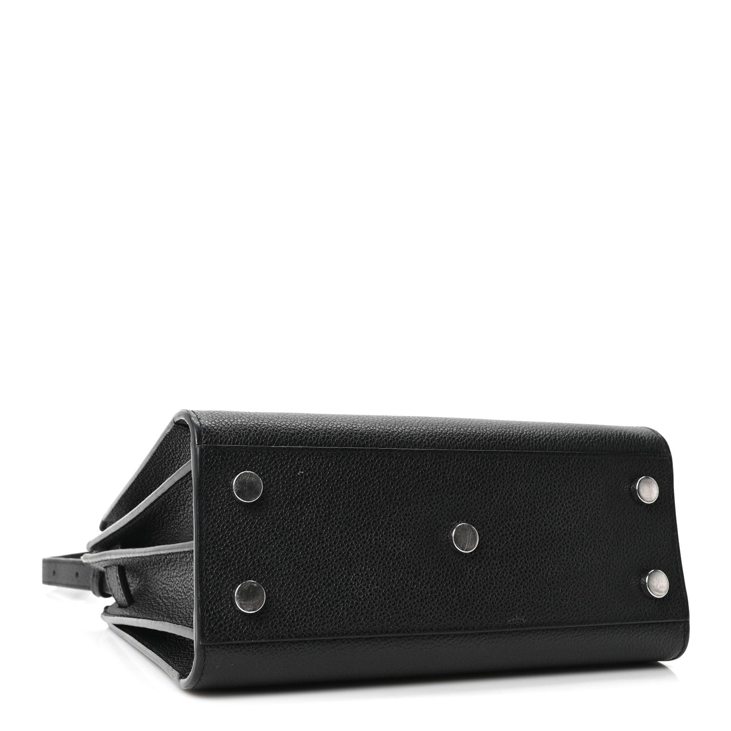 Saint Laurent Grained Calfskin Nano Sac De Jour Black 3 of 9