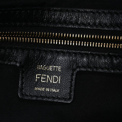 Fendi Nappa FF 1974 Embossed Baguette Black 6 of 10