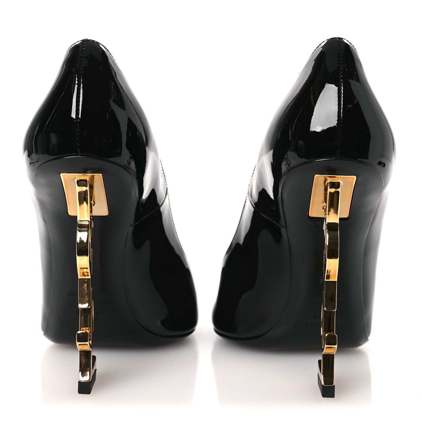 Patent Opyum 110 Pumps 39 Black Gold
