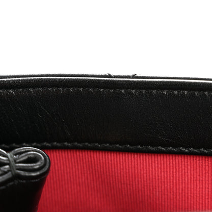 Chanel Glazed Calfskin Quilted Mini Pearl Side Flap Black 11 of 13