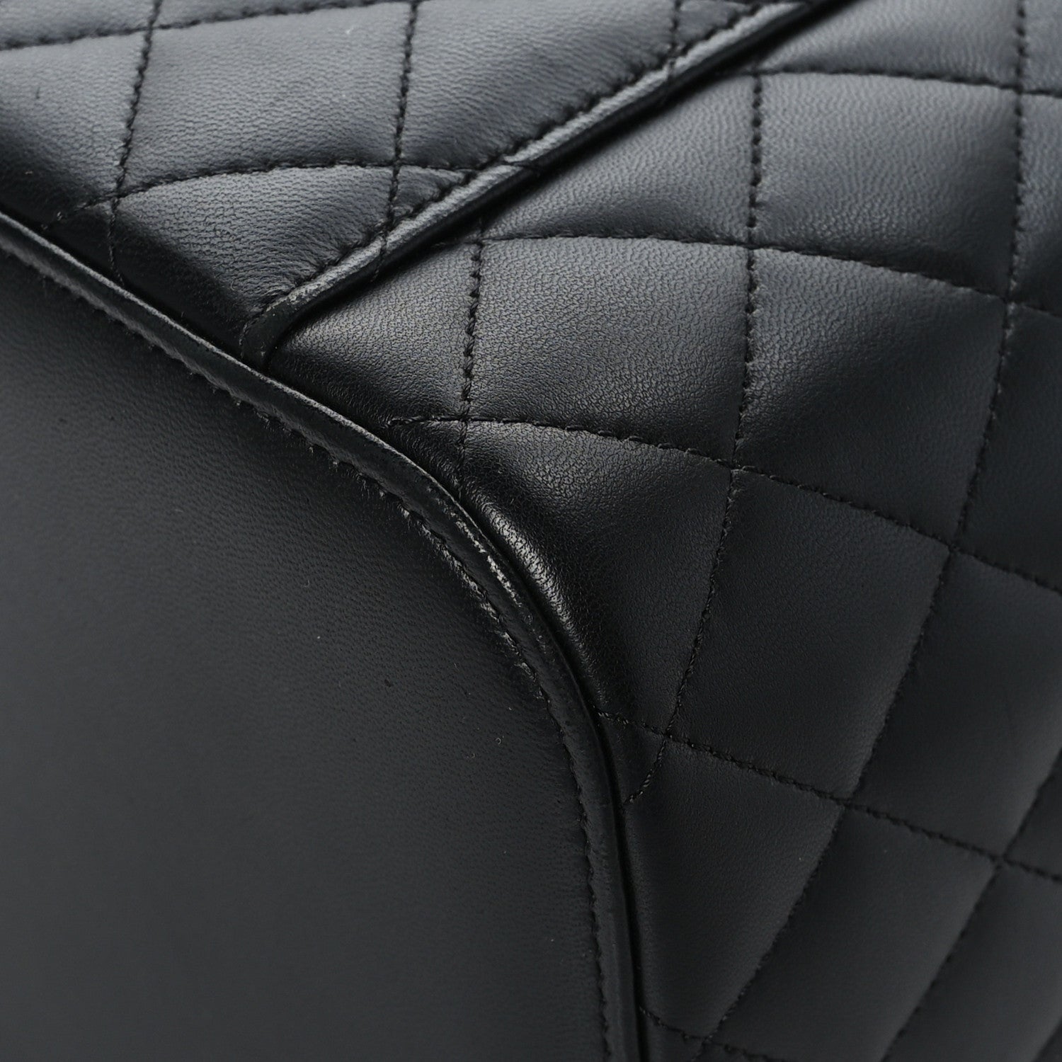 Chanel Lambskin Quilted Vanity Pouch Black 12 of 12