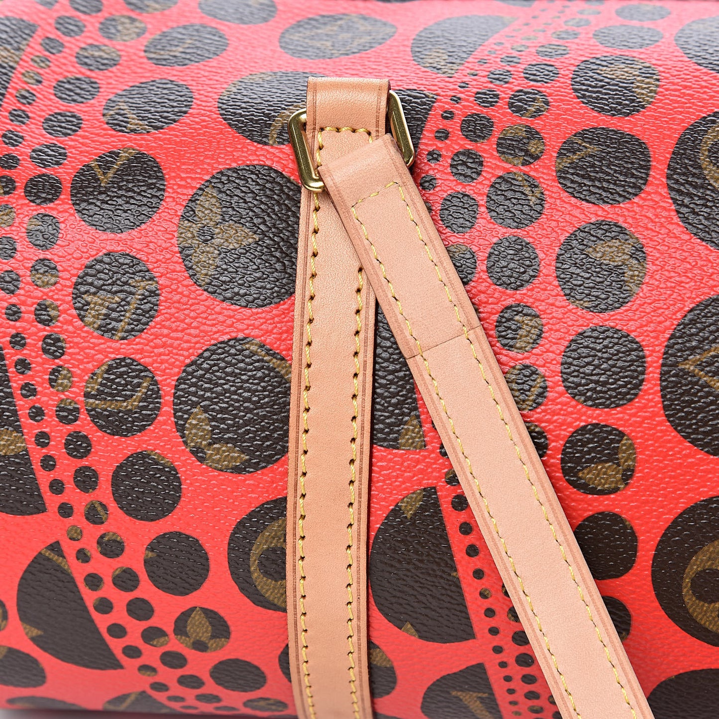 Monogram Kusama Pumpkin Dots Papillon 30 Red