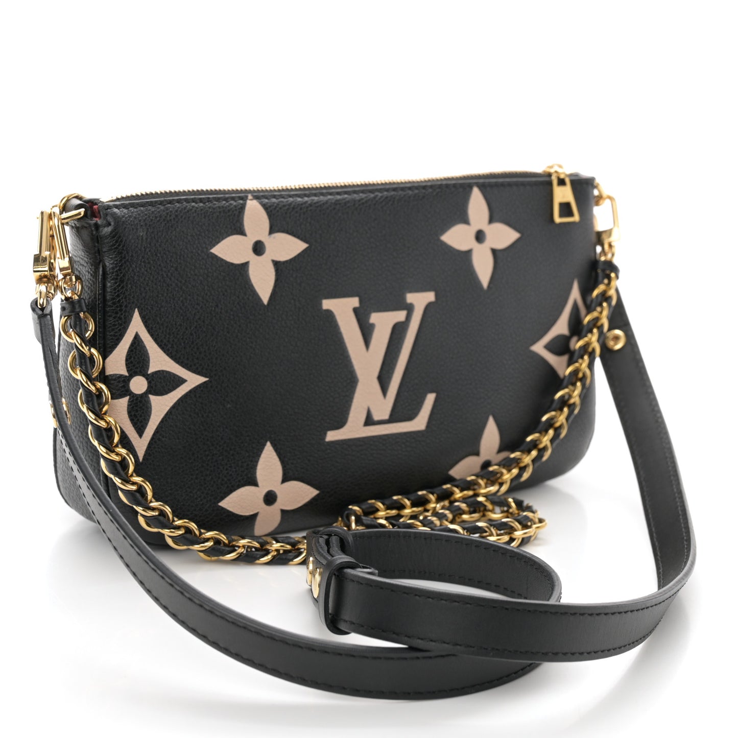 Empreinte Monogram Giant Multi Pochette Accessories Black Beige
