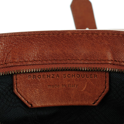 Proenza Schouler Lambskin Large PS1 Satchel Saddle 7 of 10