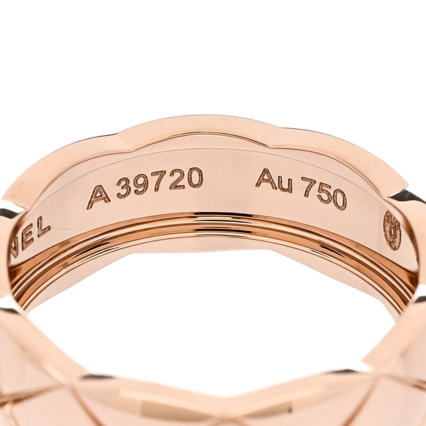 18K Beige Gold Small Coco Crush Ring 53 6.5