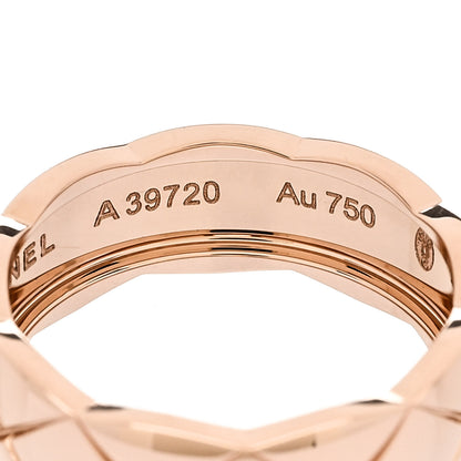 Chanel 18K Beige Gold Small Coco Crush Ring 53 6.5 5 of 7
