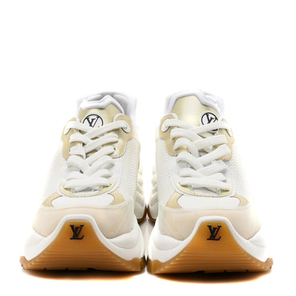 Louis Vuitton Monogram Calfskin Run 55 Sneakers 37 White 3 of 7