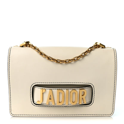 Christian Dior Calfskin J'Adior Chain Flap Bag Off White 1 of 10