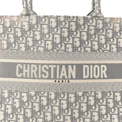 Christian Dior Oblique Medium Book Tote Grey 8 of 10