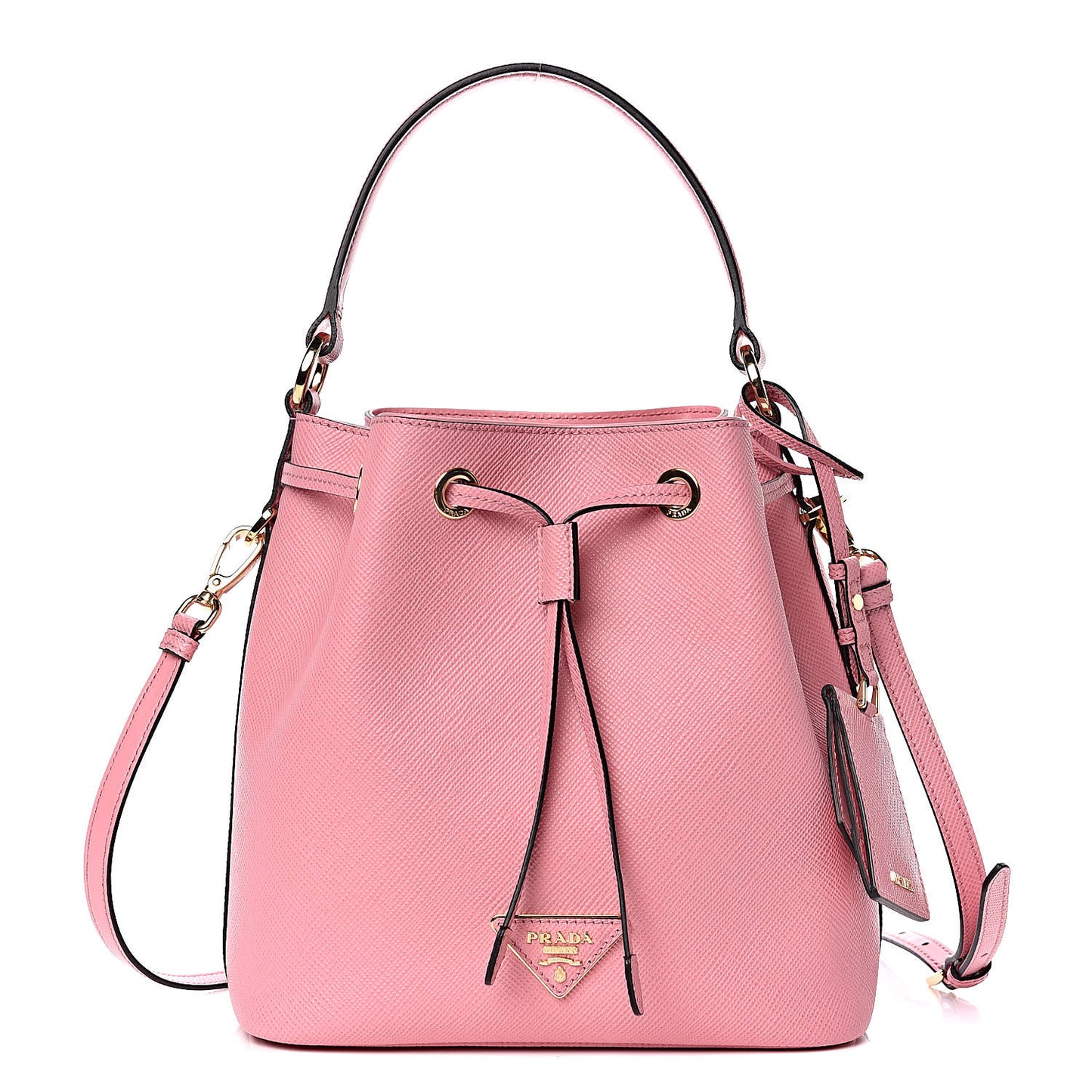 Saffiano Bucket Bag Pink