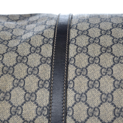 Gucci GG Plus Monogram Large Carry On Duffle Bag Navy 9 of 25