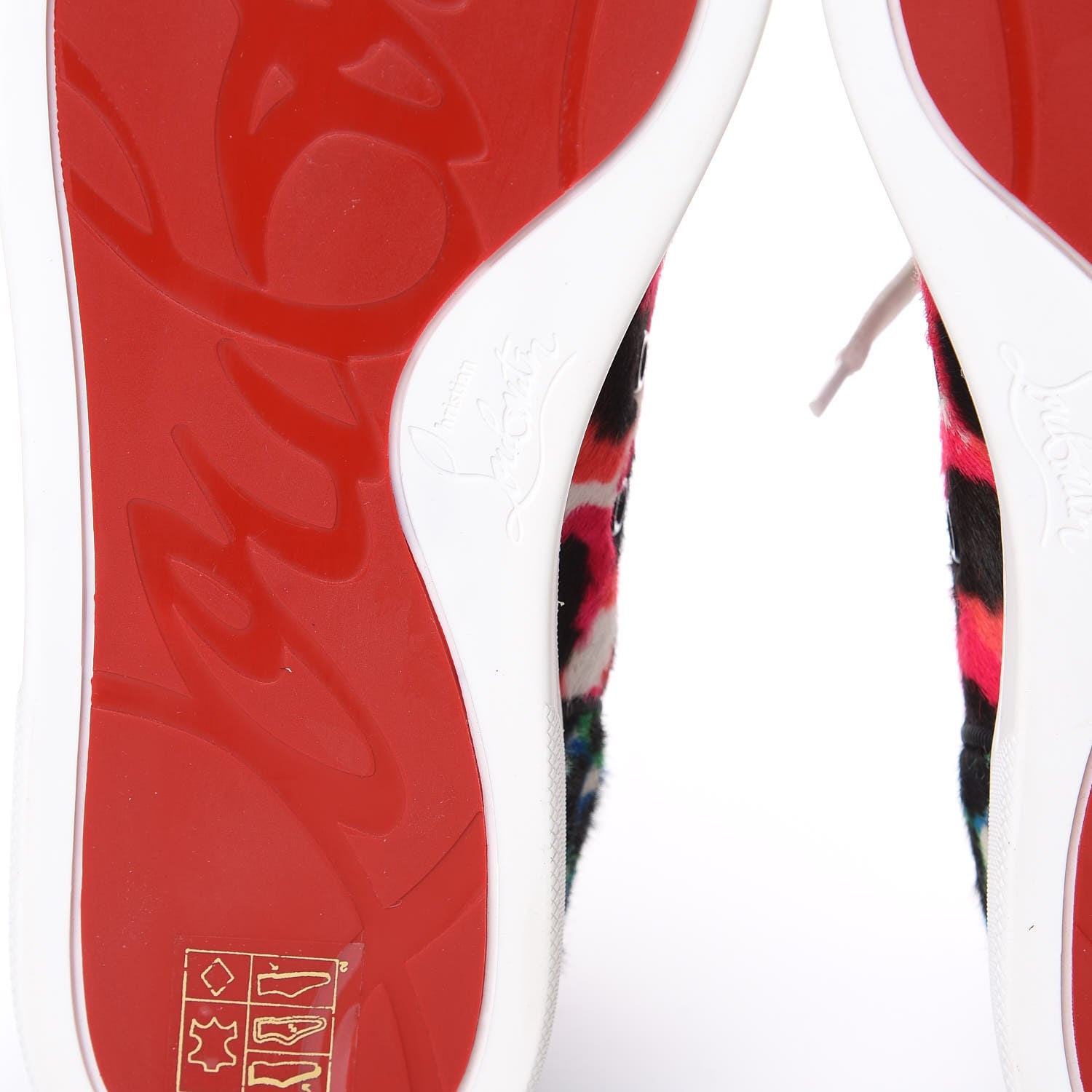 Christian Louboutin Pony Hair Riga Leopard Rantus Womens Orlato Flat Sneakers 40 Riviera 6 of 9