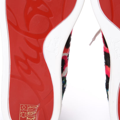 Christian Louboutin Pony Hair Riga Leopard Rantus Womens Orlato Flat Sneakers 40 Riviera 6 of 9