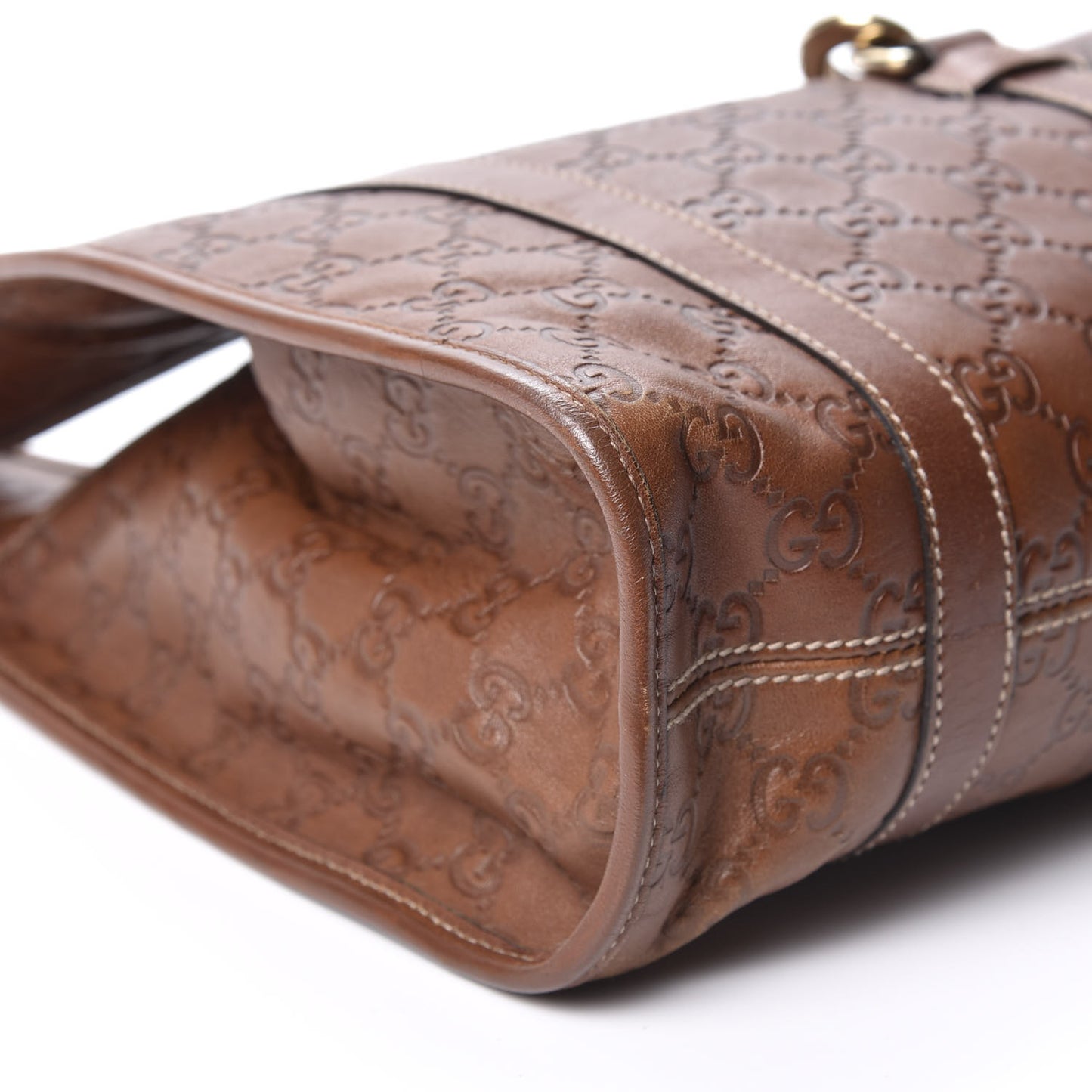 Guccissima Medium Joy Shoulder Bag Brown