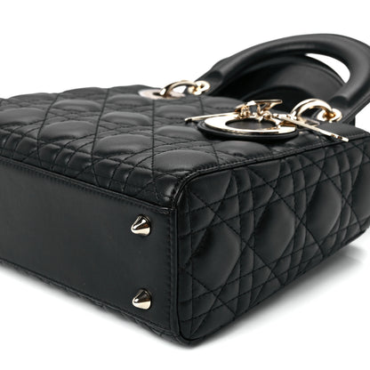 Christian Dior Lambskin Cannage Small My ABCDior Lady Dior Black 11 of 12