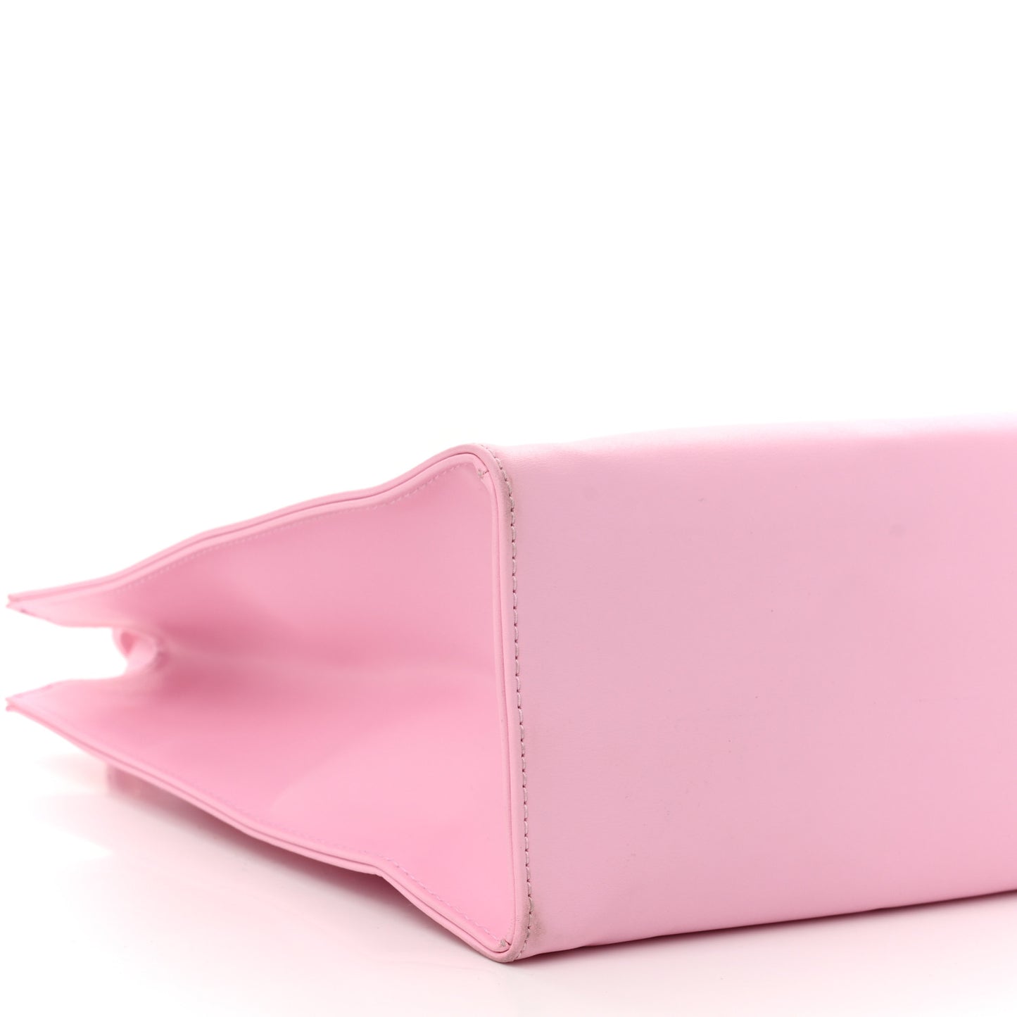 Vegan Leather Medium Shopping Bag Bubblegum