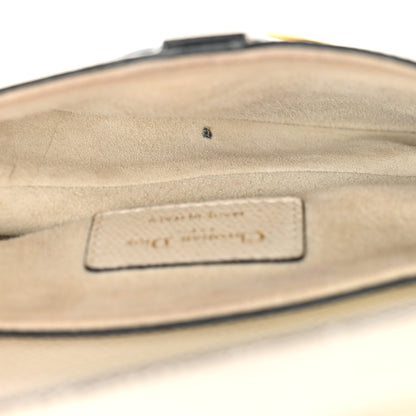 Christian Dior Grained Calfskin Mini Saddle Bag White 5 of 12