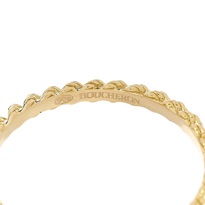 Boucheron 18K Yellow Gold Diamond XS Serpent Boheme Ring 56 7.5 4 of 6