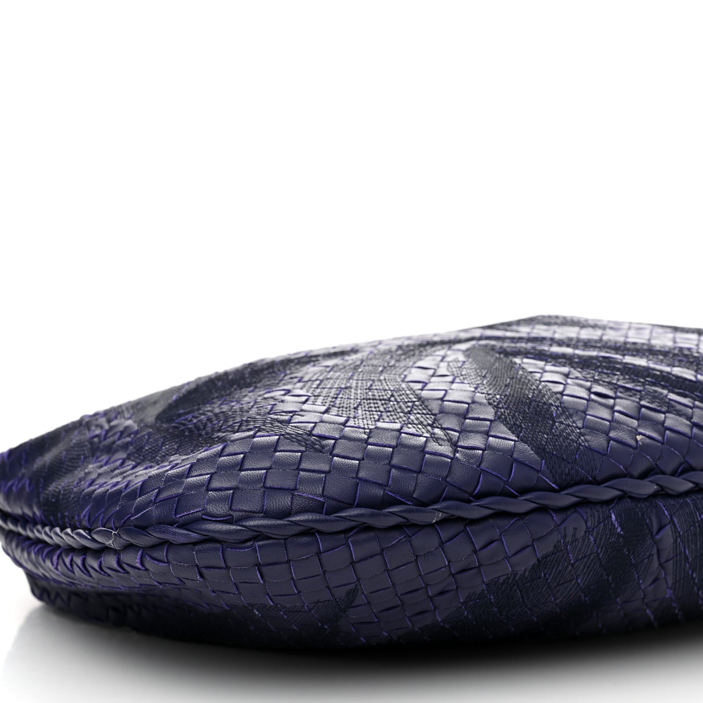 Embroidered Nappa Intrecciato Large Veneta Hobo Atlantic