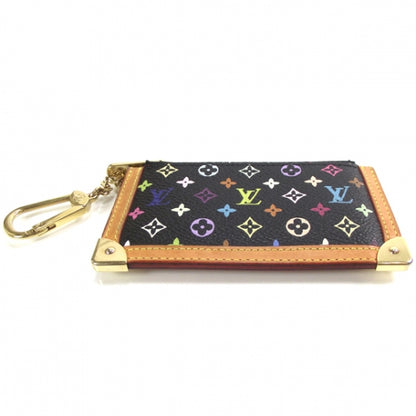 Louis Vuitton Monogram Multicolor Key Pouch Black 4 of 7