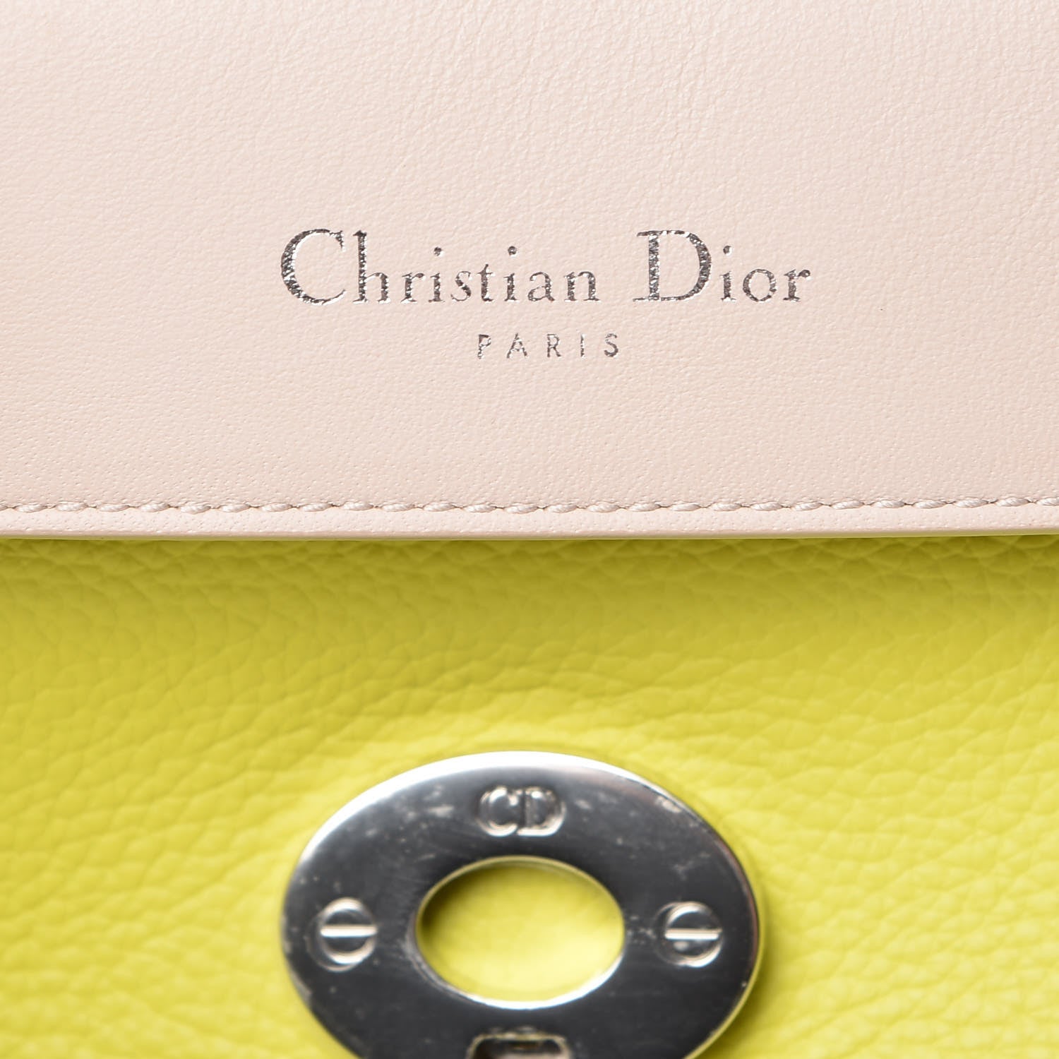 Christian Dior Smooth Calfskin Mini Be Dior Flap Vert Acide 6 of 10