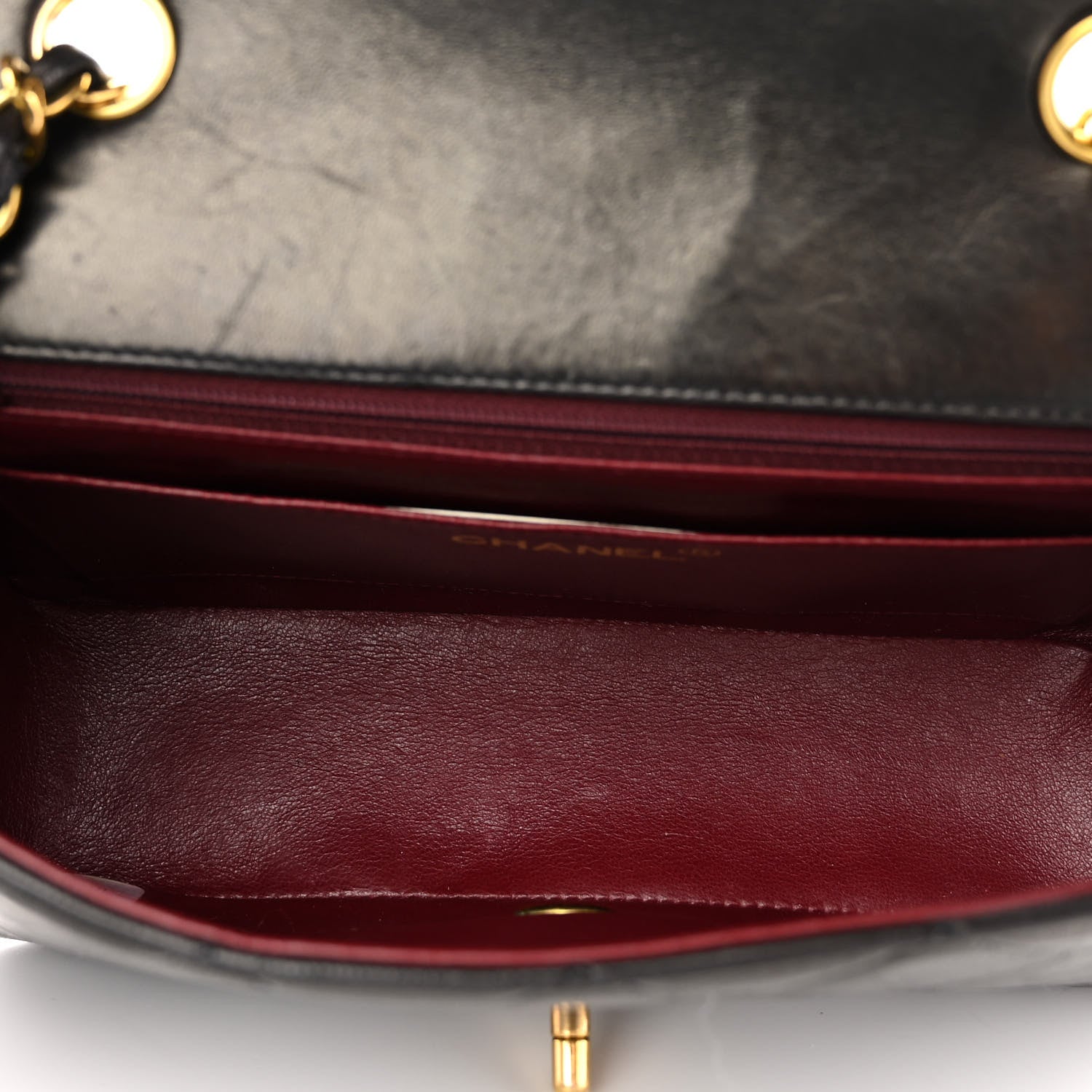 Chanel Lambskin Quilted Small Single Flap Black 4 of 9