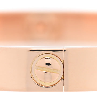 Cartier 18K Pink Gold LOVE Bracelet 19 5 of 7