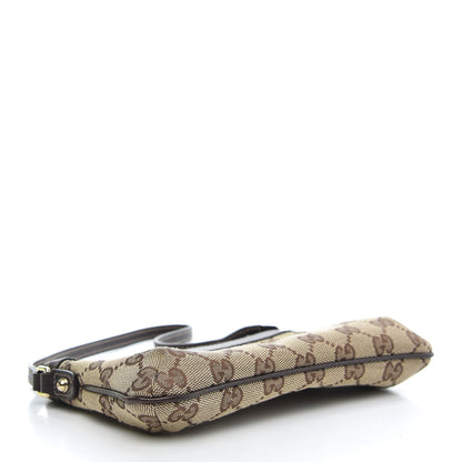 Gucci Monogram Bumble Bee Charm Pochette Brown 3 of 7