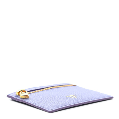 Tom Ford Grained Calfskin Card Holder Purple 4 of 6