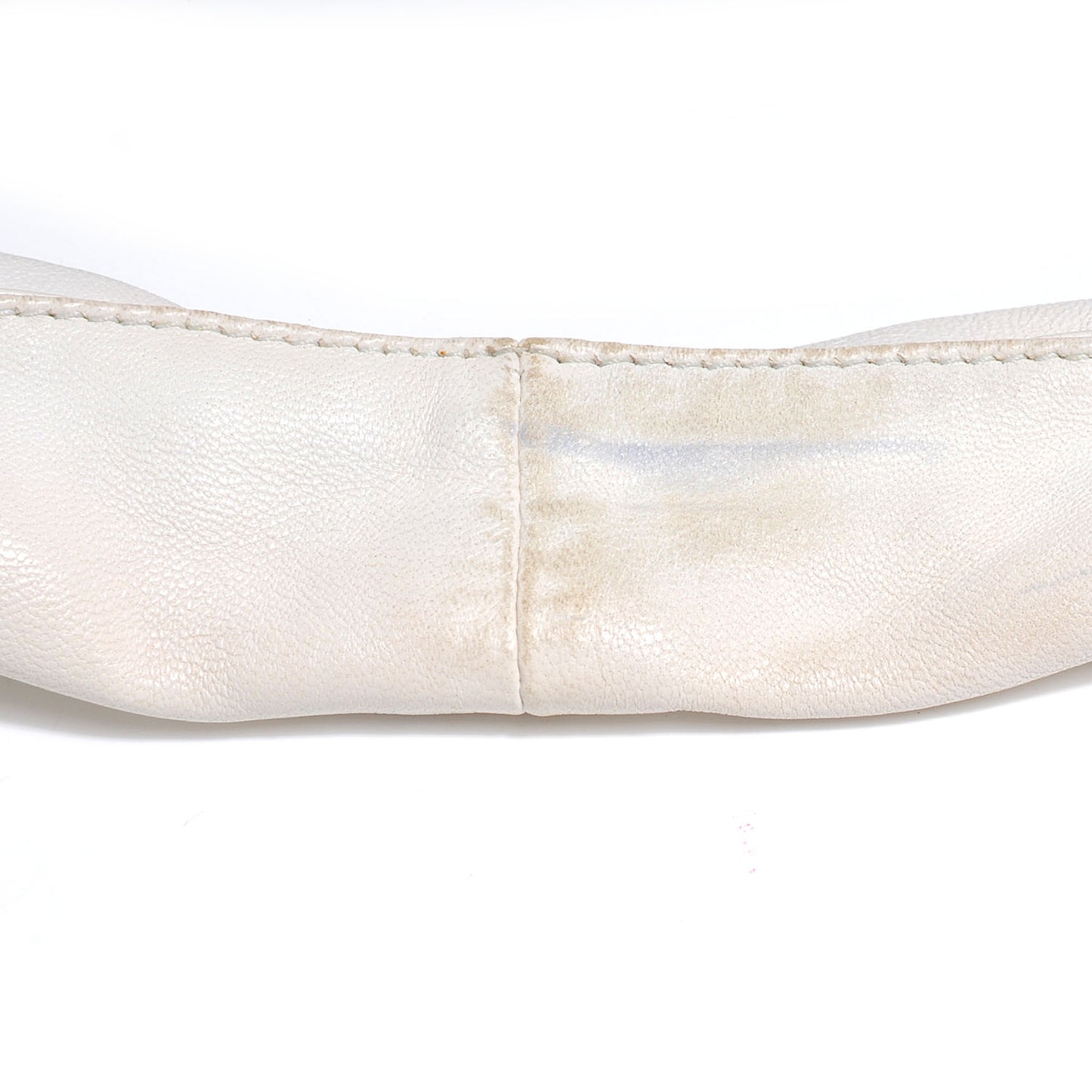 Nappa Intrecciato Flower Medium Veneta Hobo White