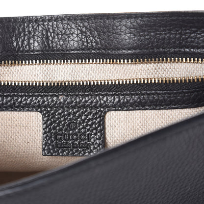 Gucci Pebbled Calfskin Medium Soho Flap Crossbody Black 8 of 12