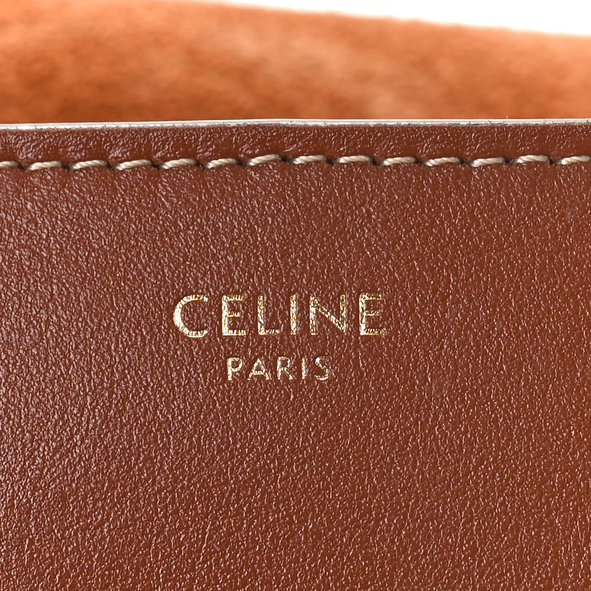 Smooth Calfskin Cuir Triomphe Folco Crossbody Bag Tan
