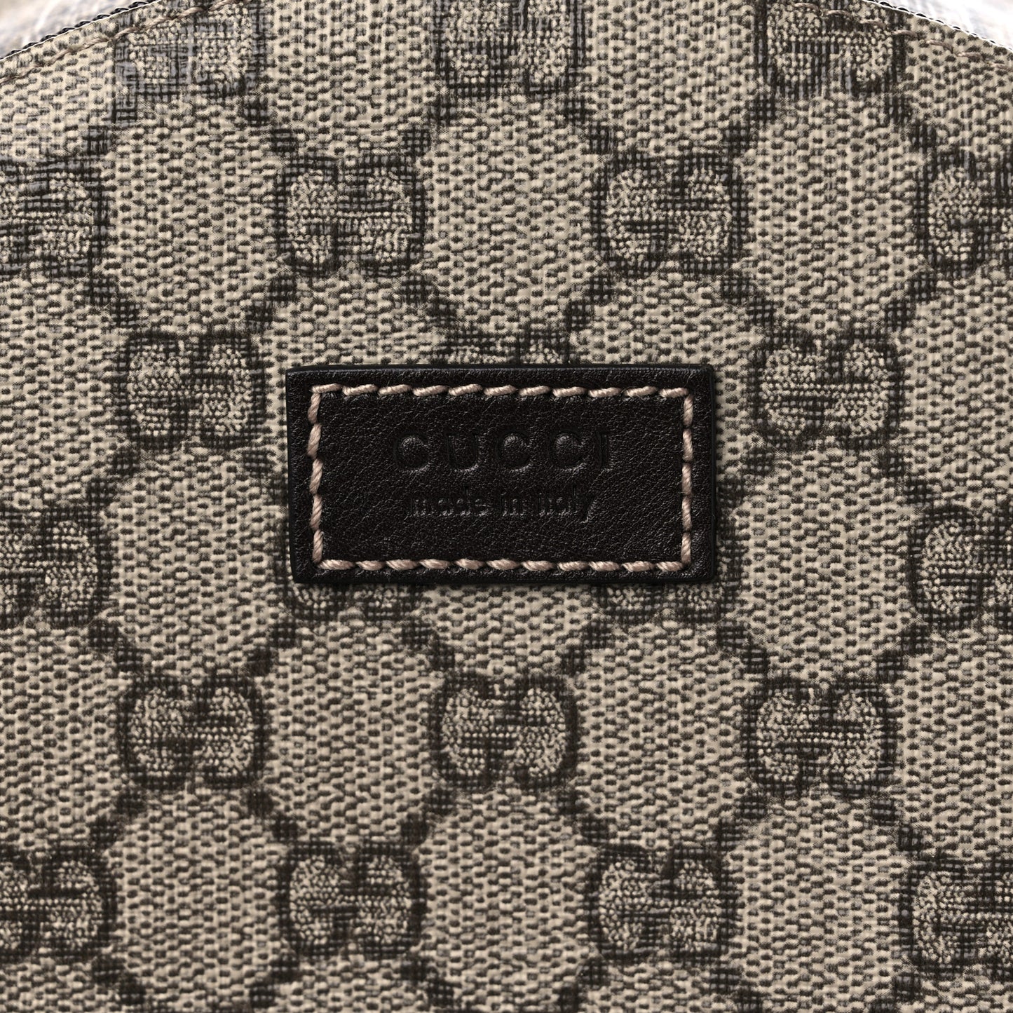 GG Supreme Monogram Margaux Calfskin Childrens Day Backpack Beige Ebony Cocoa Dark Chocolate