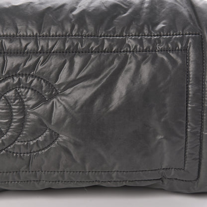 Chanel Nylon Quilted Medium Coco Cocoon Reversible Tote Grey 15 of 20