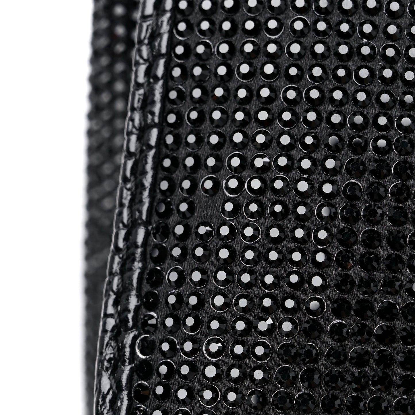 DOLCE &amp; GABBANA Crystal Small Miss Sicily Satchel Black