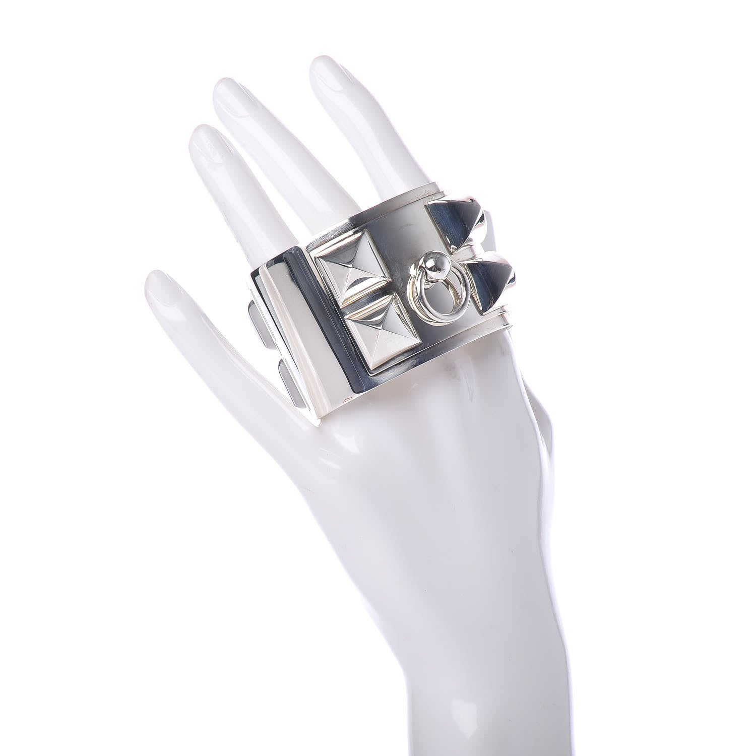 Hermes Sterling Silver Collier De Chien Bracelet SH 2 of 10