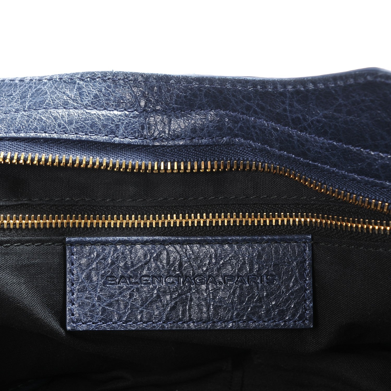 Balenciaga Agneau Giant 12 Gold Hardware City Bleu Mineral 6 of 11