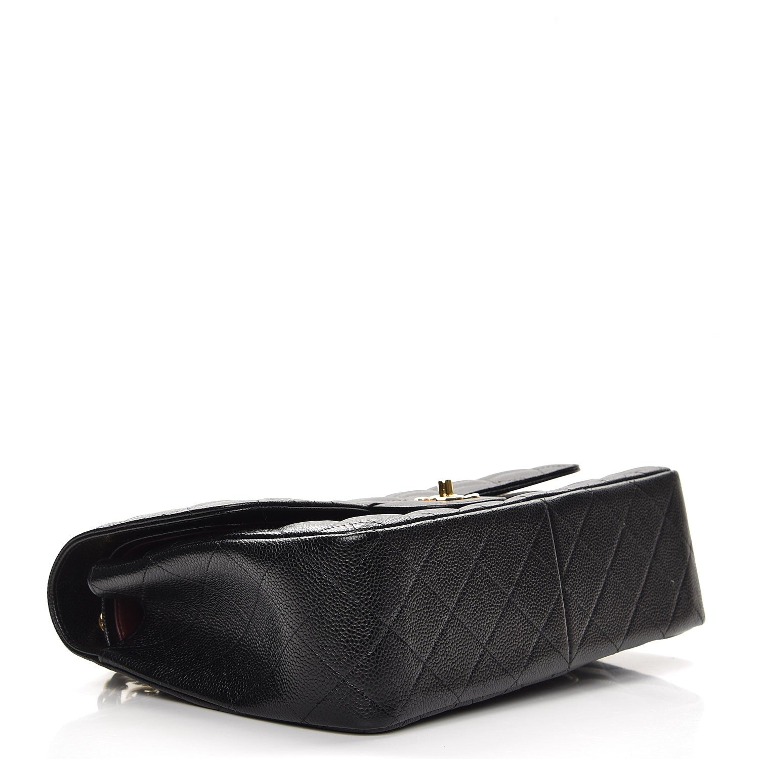 Chanel Caviar Quilted Jumbo Double Flap Black 5 of 9