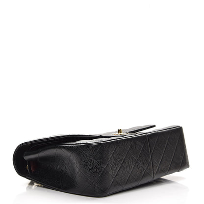 Chanel Caviar Quilted Jumbo Double Flap Black 5 of 9