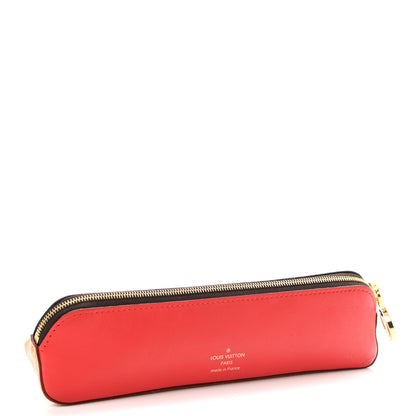 Louis Vuitton Monogram 2020 Christmas Animation Elizabeth Pencil Pouch Coquelicot 3 of 11
